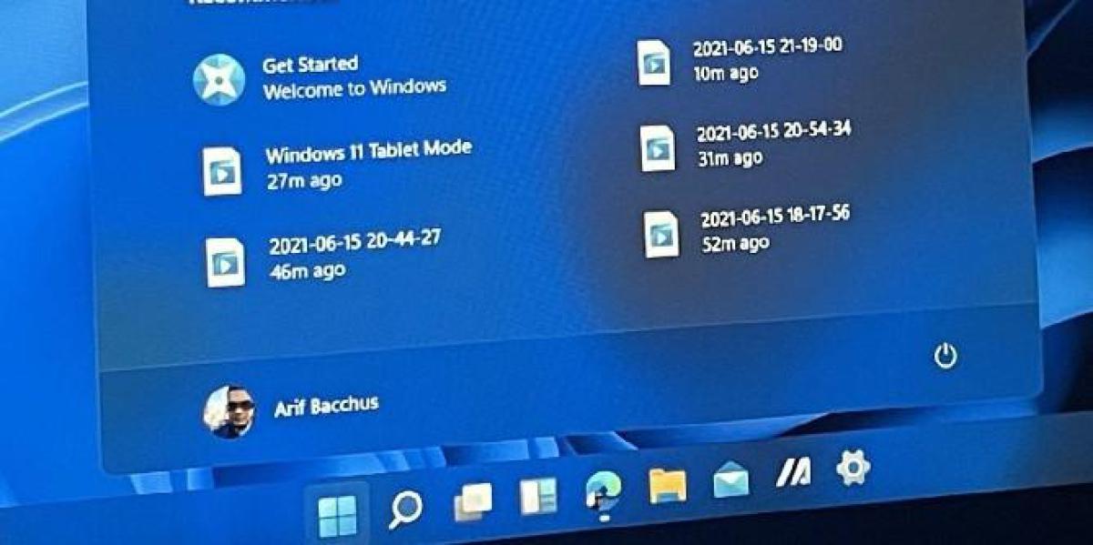 Primeira olhada nos vazamentos online do Windows 11
