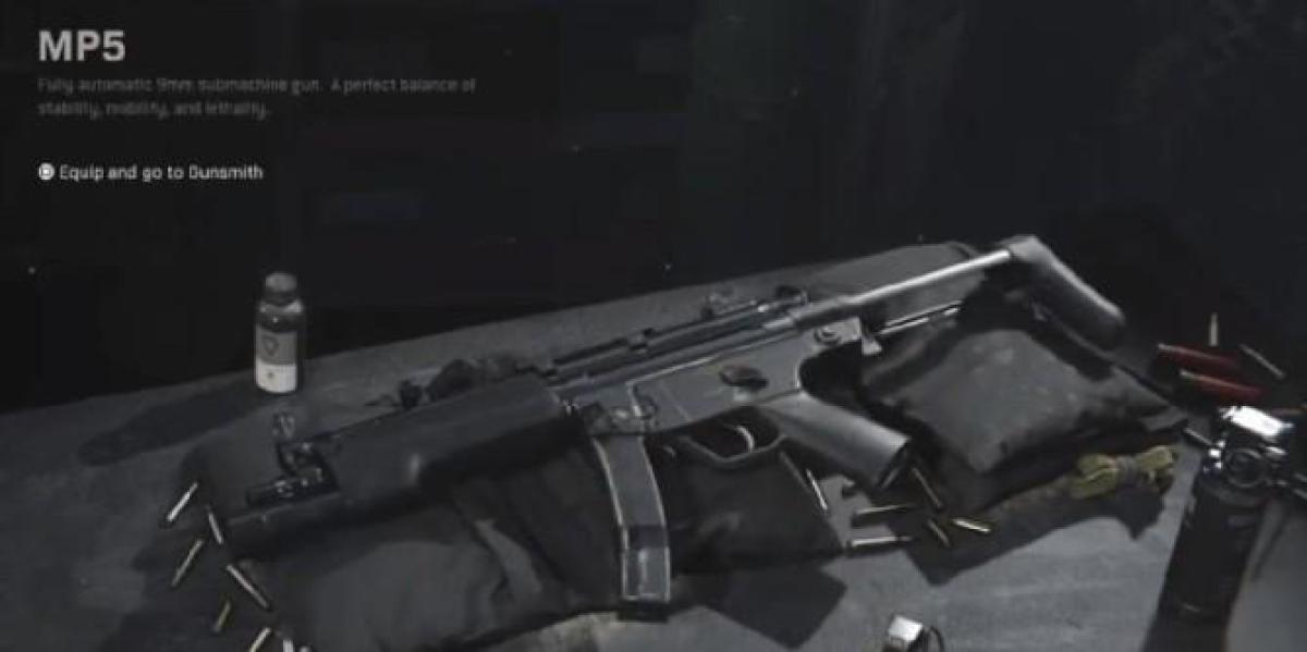 Pro Call of Duty Player revela classe MP5 overpowered para Warzone