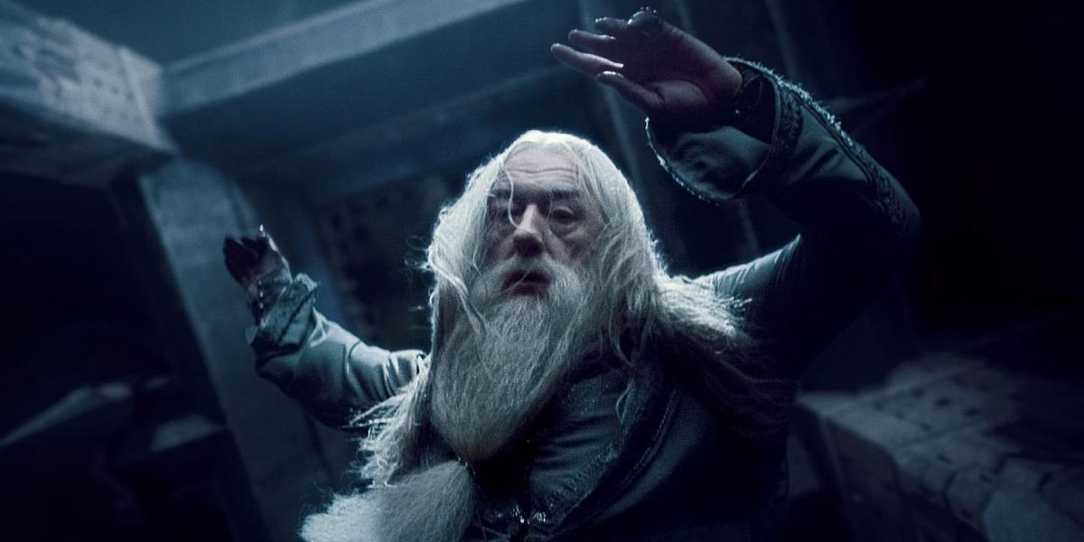 dumbledore cai para a morte