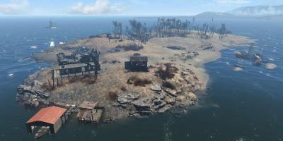 Projeto impressionante transforma Spectacle Island em cidade no Fallout 4
