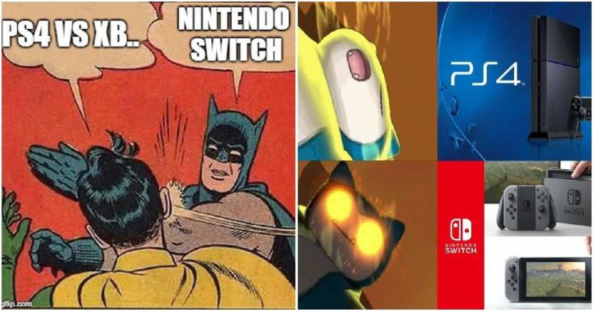 PS4 vs. Memes do Nintendo Switch que são muito engraçados para palavras