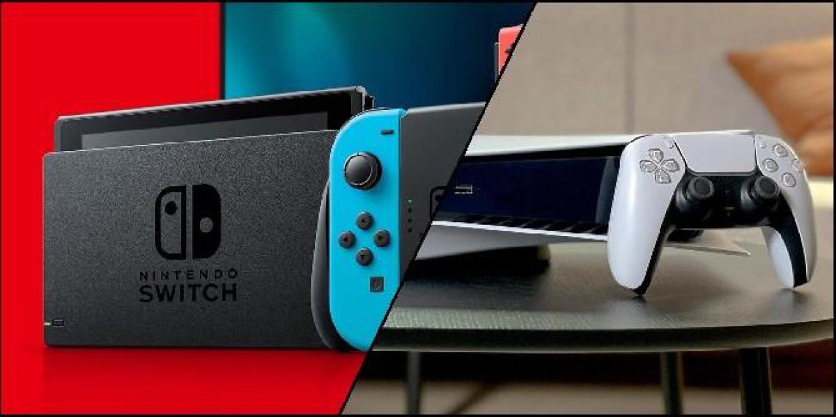 PS5 foi superado pelo Nintendo Switch no lançamento