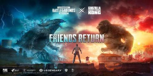 PUBG Mobile revela evento Godzilla vs. Kong Crossover