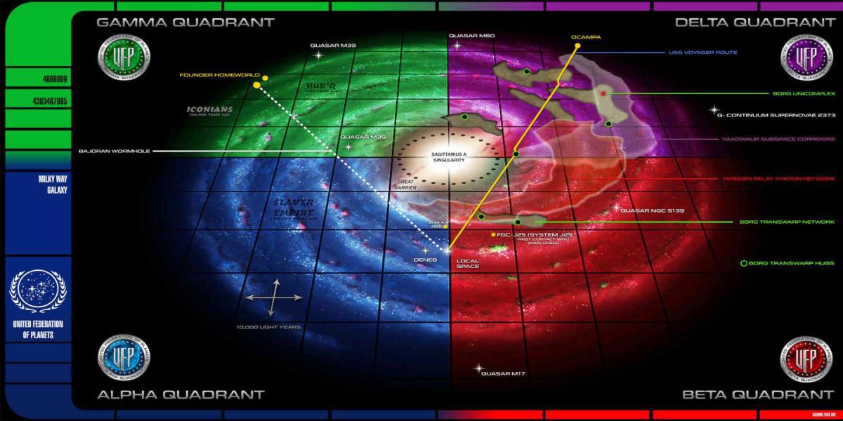 Quadrante Gama de Star Trek: Vilões e Mistérios