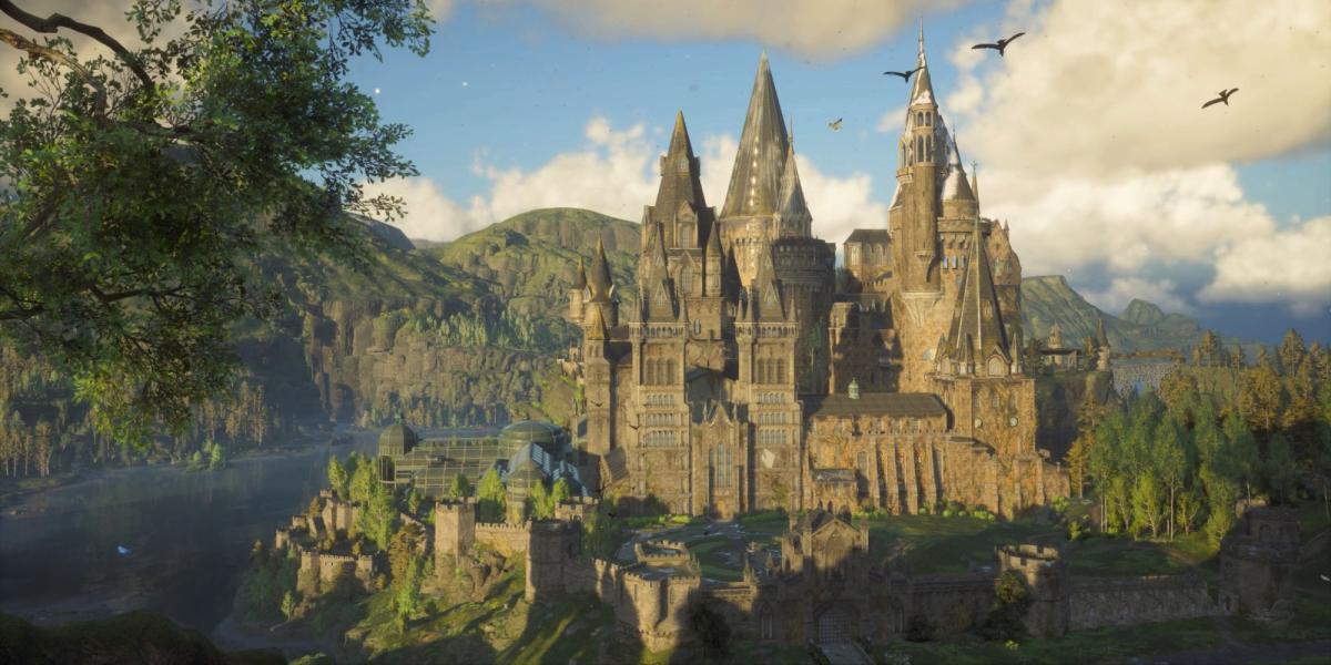 legado de hogwarts castelo de hogwarts primavera
