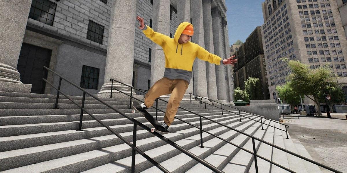 Qual sessão: Skate Sim pode ensinar o skate da EA