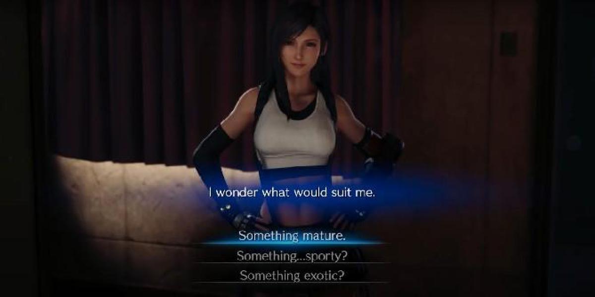 Qual vestido Tifa escolher em Final Fantasy 7 Remake