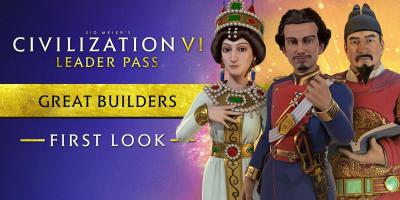 Quem são os grandes construtores no passe de líder do Civilization 6?