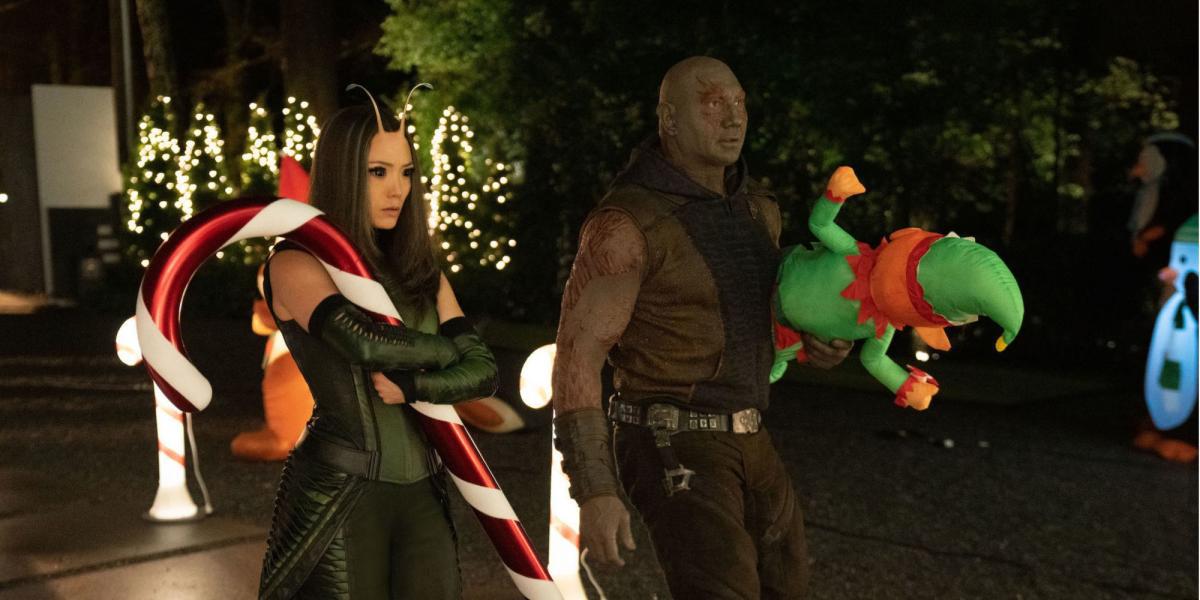 Mantis e Drax em The Guardians of the Galaxy Holiday Special