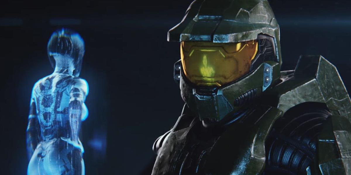 Cortana e Master Chief no aniversário de Halo 2