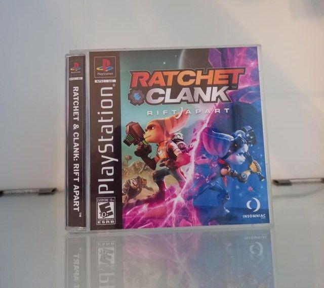 Ratchet and Clank: Rift Apart Fan projeta capa de jogo personalizada para PS1