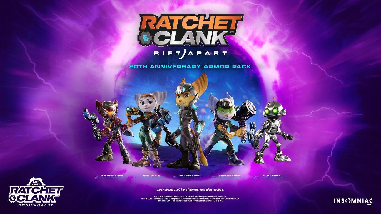 Ratchet and Clank: Rift Apart recebe DLC grátis para comemorar o aniversário da franquia