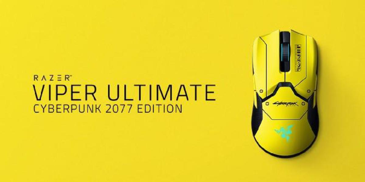 Razer revela novo mouse Viper com tema de Cyberpunk 2077