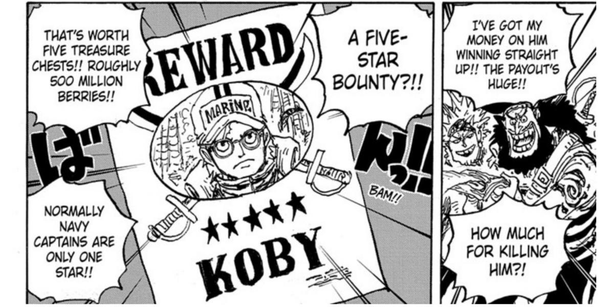 Pôster da recompensa de Koby