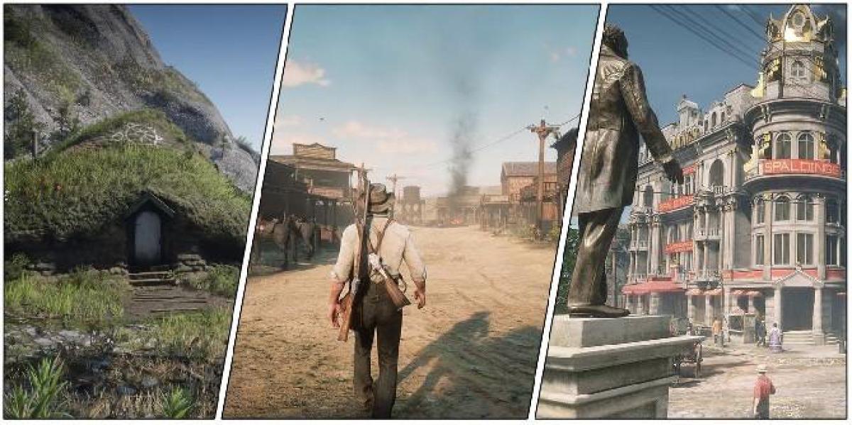 Red Dead Redemption 2: 15 melhores áreas, classificadas