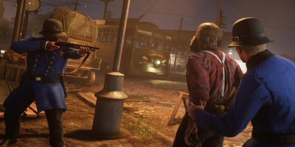 Red Dead Redemption 2 apresenta agressão policial legal baseada em recompensa