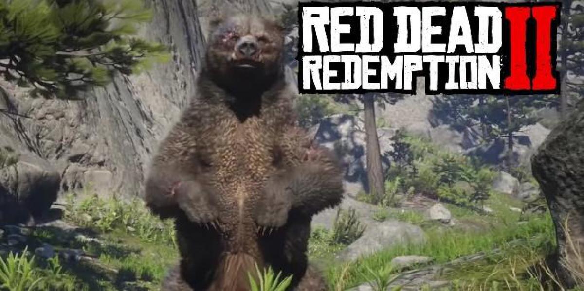 Red Dead Redemption 2 Clip mostra Arthur sendo arrastado por Bear no meio da cena