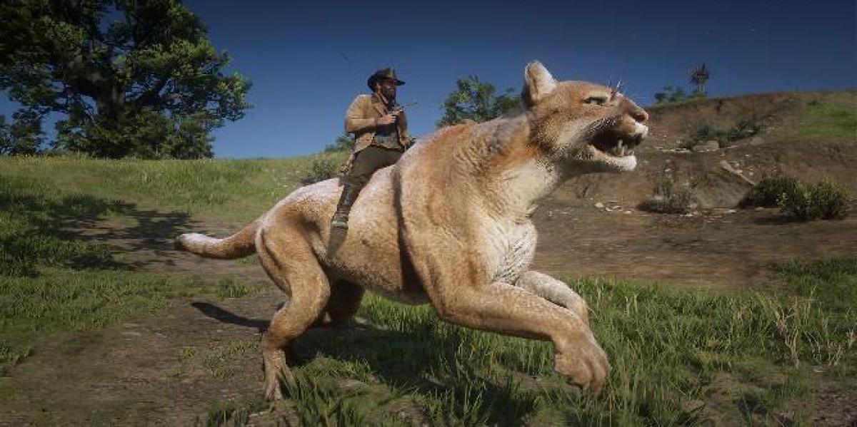 Red Dead Redemption 2 Mod permite que os jogadores montem animais selvagens gigantes