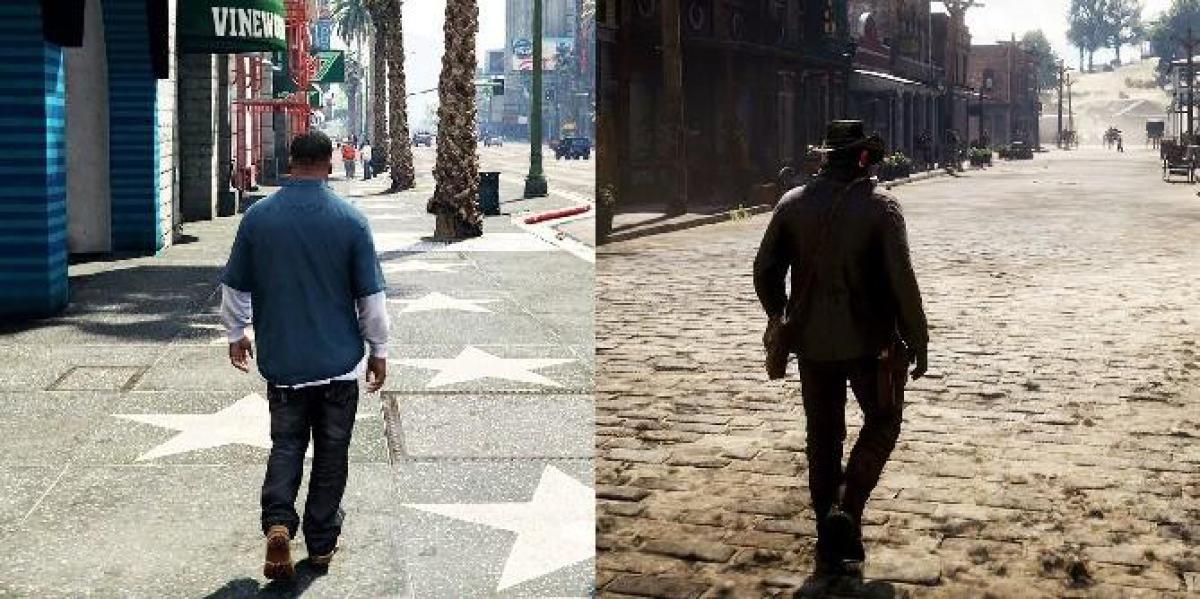 Red Dead Redemption 2 usa recurso Grand Theft Auto 5 em vídeo de fãs