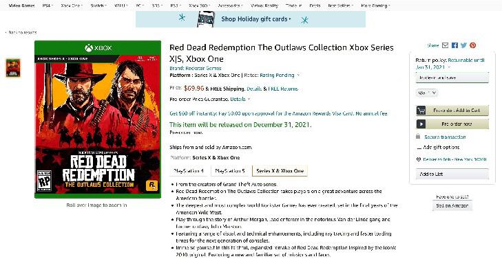 Red Dead Redemption: The Outlaws Collection Leak é provavelmente falso