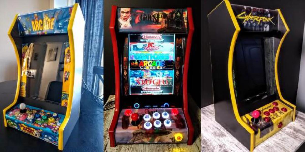 Redditor passa a quarentena construindo incríveis máquinas de arcade personalizadas