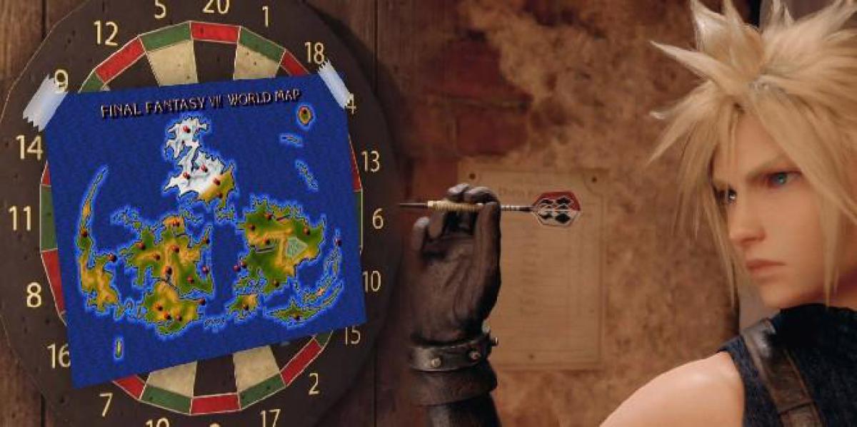 Reduzindo o mapa de Final Fantasy 7 Remake Parte 2