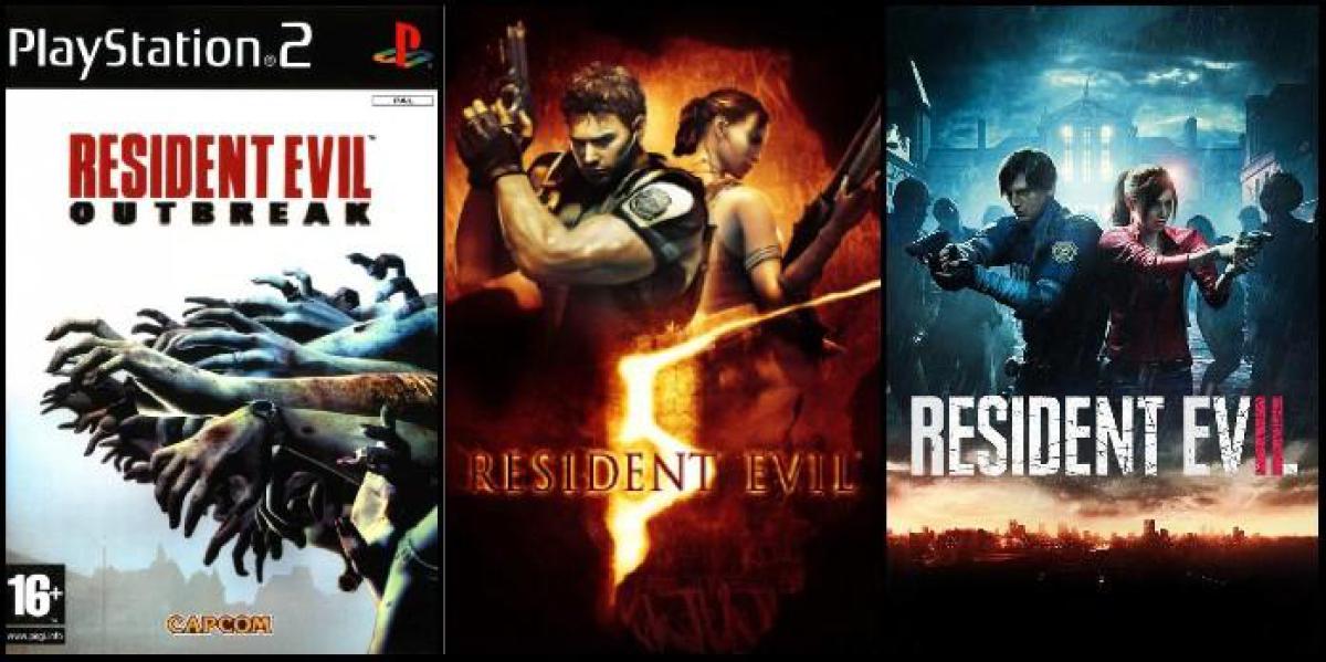 Resident Evil: 10 jogos com a melhor arte de capa, classificados