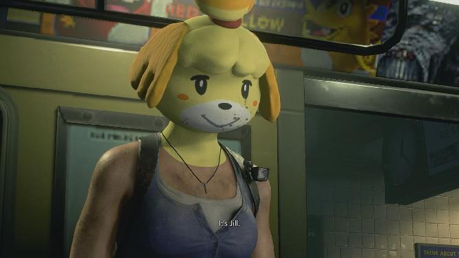 Resident Evil 3 Mod adiciona personagem de Animal Crossing Isabelle
