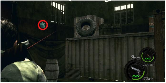 Resident Evil 5: Localização de Emblemas Colecionáveis ​​no Capítulo 2