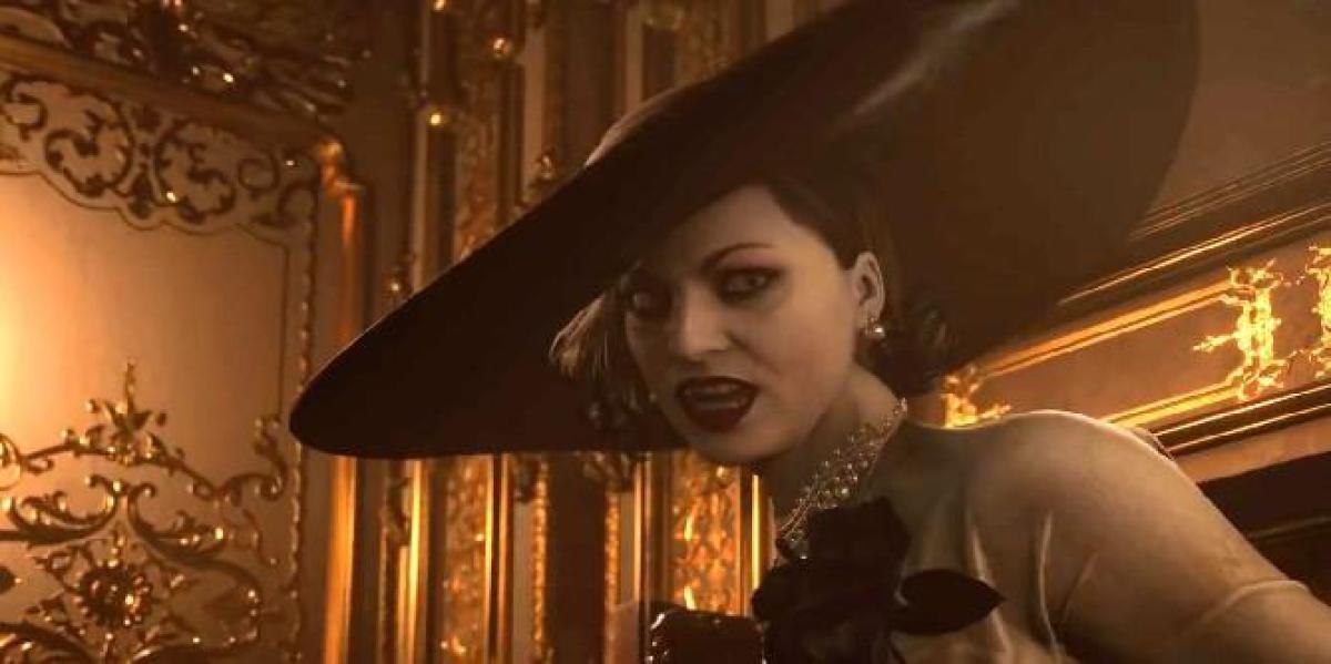 Resident Evil Village anunciado com toalha Lady Dimitrescu em tamanho real