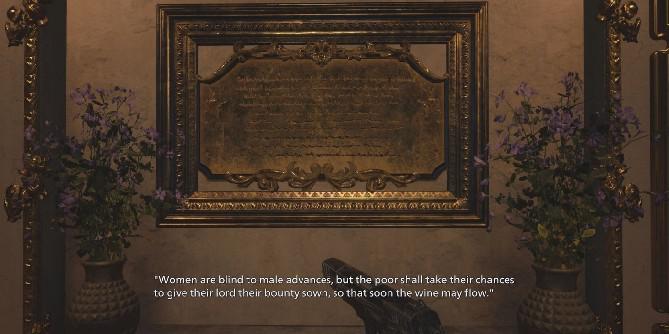 Resident Evil Village: Como resolver o quebra-cabeça da estátua no Hall of Ablution
