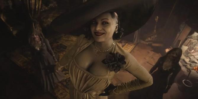Resident Evil Village Lady Dimitrescu originalmente usou o modelo de personagem de Mia do RE7