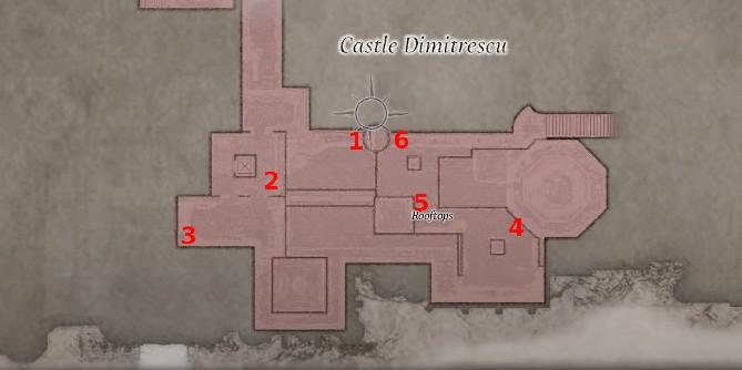 Resident Evil Village: todos os locais de itens dos telhados
