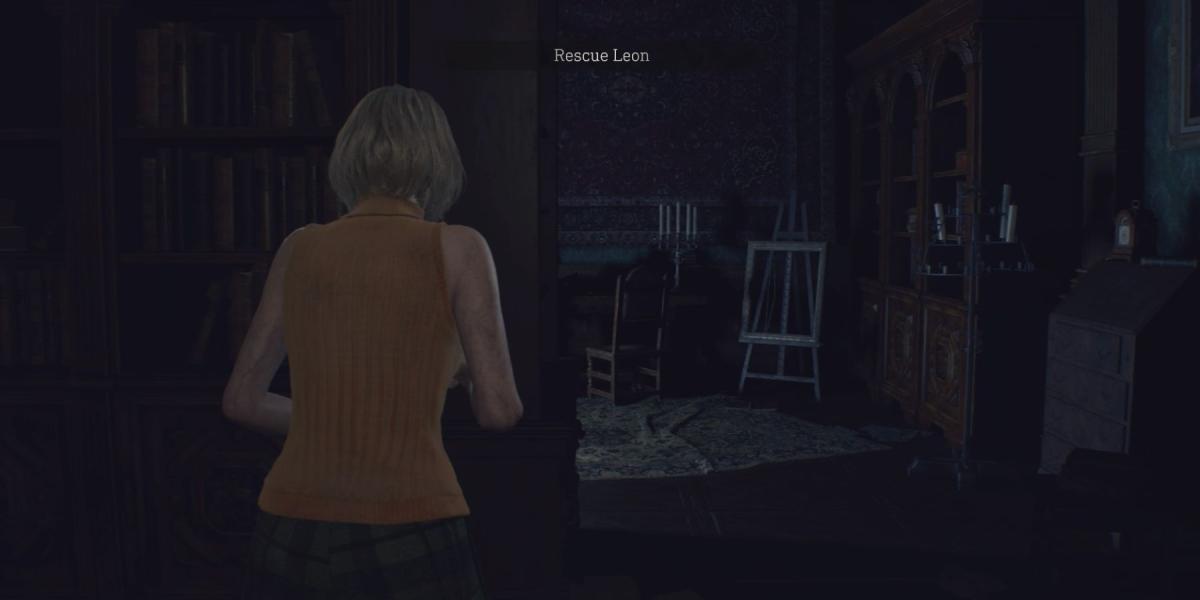 Ashley tenta resgatar Leon em Resident Evil 4 Remake