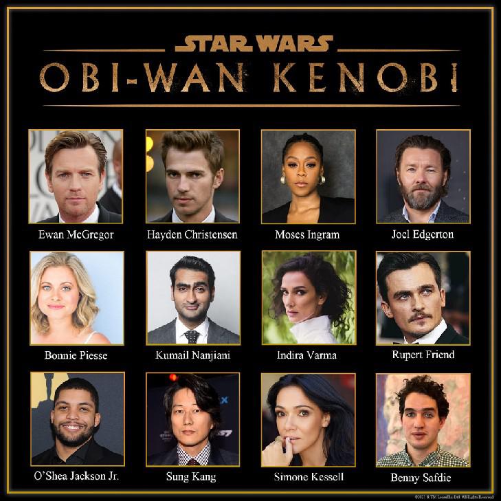 Revelado o elenco completo da série Star Wars: Obi-Wan Kenobi, a produção começará em abril