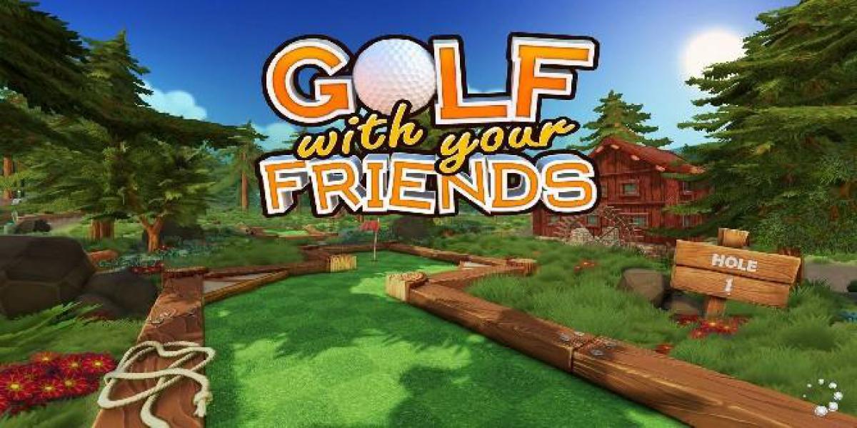 Revisão de golfe com seus amigos