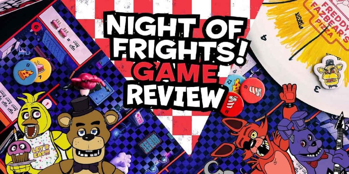 Revisão do jogo de tabuleiro Five Nights at Freddy s: Night of Frights