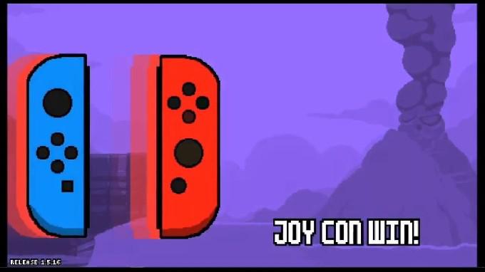 Rivais de Aether Custom Joy-Con Fighter deriva para a esquerda no divertido Nintendo Jab
