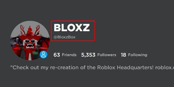 Roblox: Como alterar seu nome de exibição