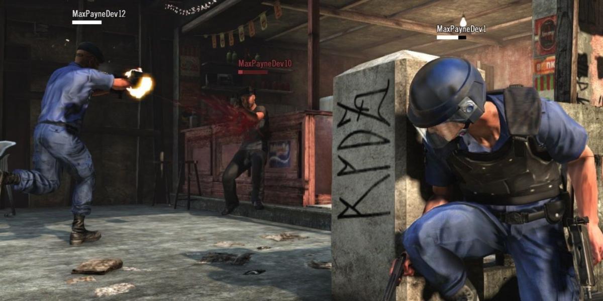 Max Payne 3 Online trapaceiros bloqueados em um servidor com outros trapaceiros