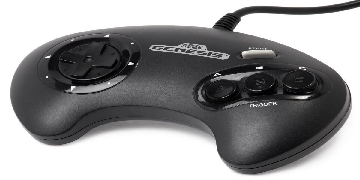 Controles confortáveis ​​Sega Genesis