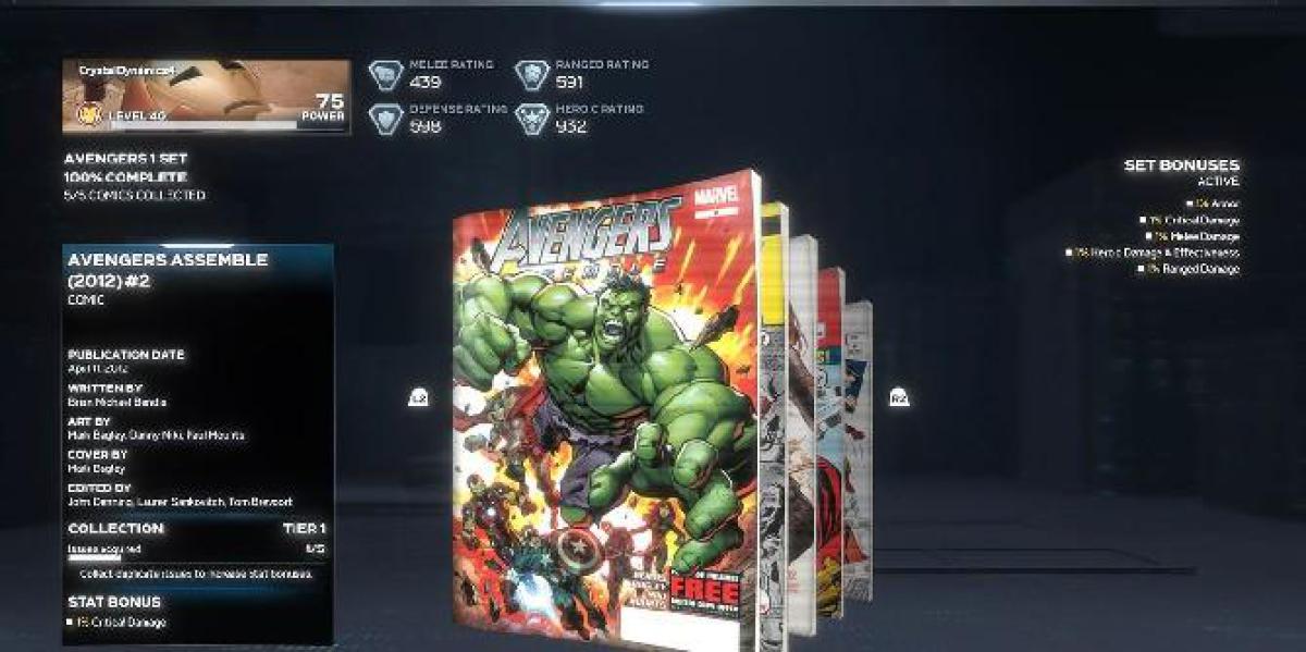 Rotação de missão icônica e desafio prioritário de Marvel s Avengers (5 de novembro)