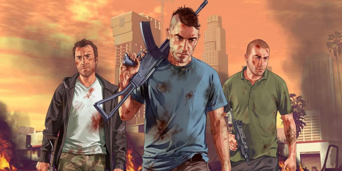 Grand Theft Auto Online arte oficial da Rockstar