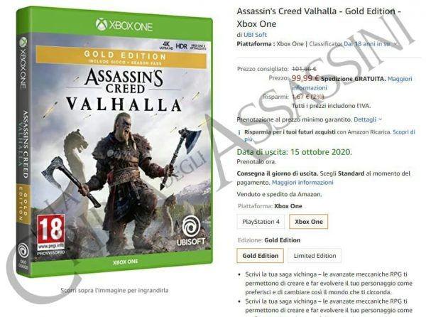Rumor: Data de lançamento de Assassin s Creed Valhalla vazada pela Amazon