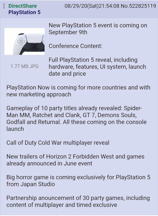 Rumor: próxima data do evento PS5, jogos de lançamento vazados