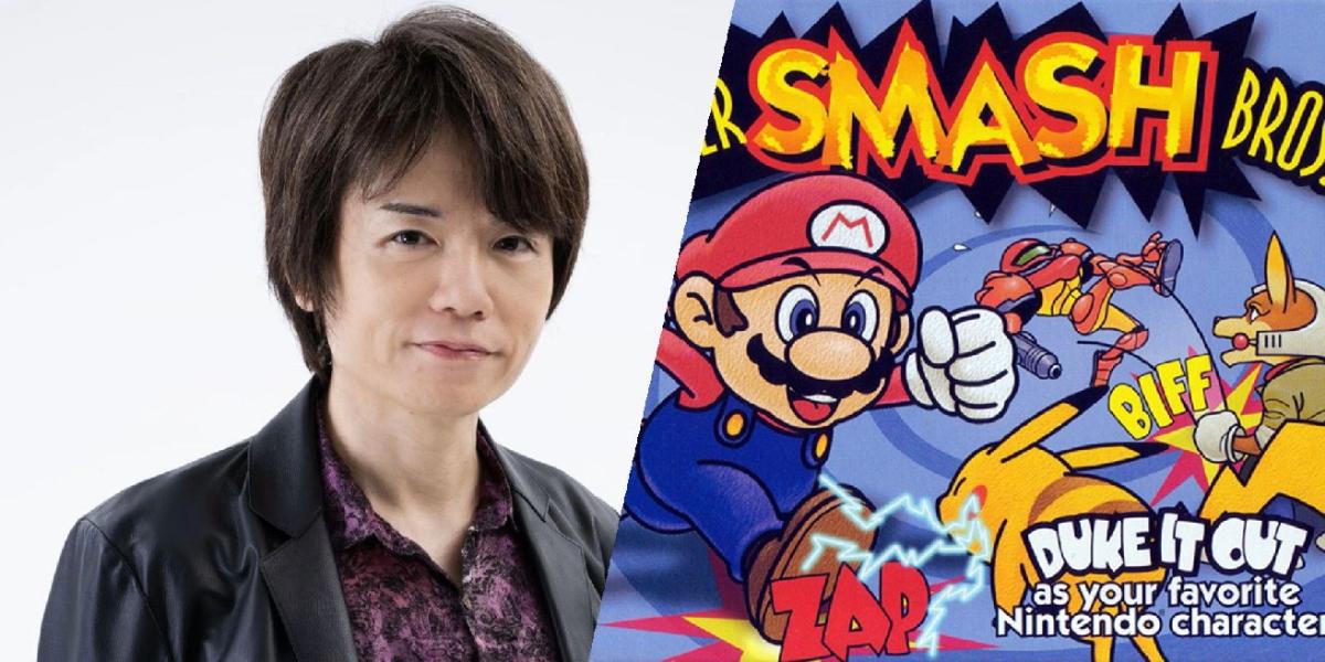 Sakurai compartilha imagens inéditas de Super Smash Bros.