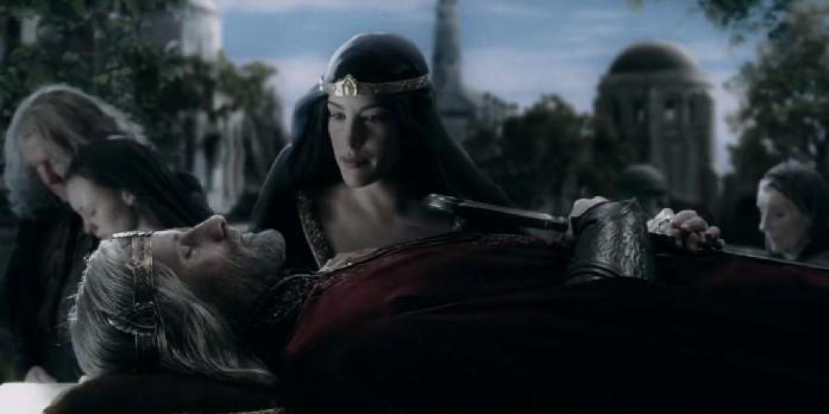 SdA: Aragorn teve o poder de escolher quando morreu?