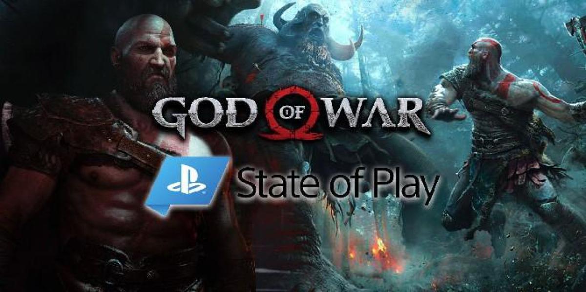 Se God of War aparecer no próximo estado de jogo, isso é uma boa notícia para 2022