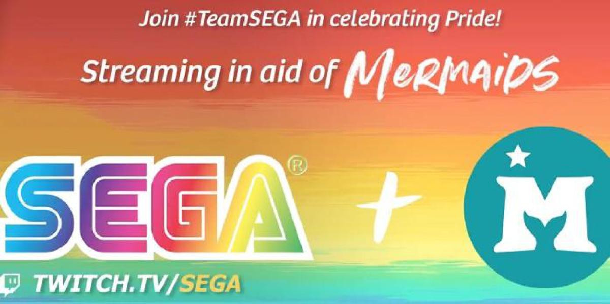 Sega anuncia transmissão beneficente do mês do orgulho com sereias