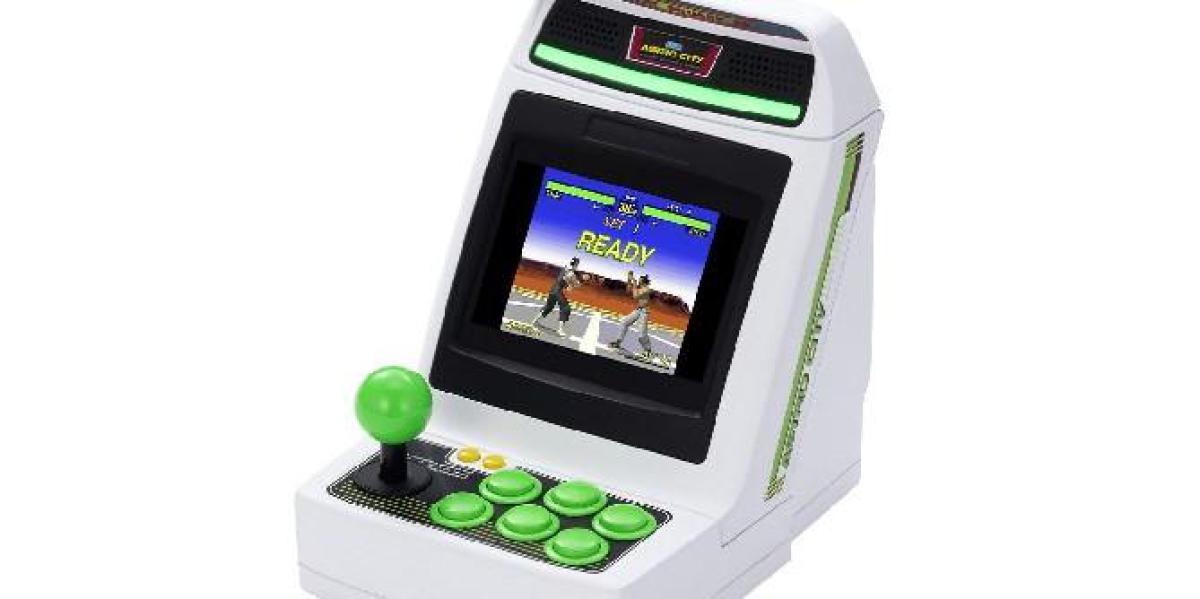 Sega revela mini armário de arcade com 36 jogos